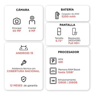 MOTO G15 4+256 NARANJA