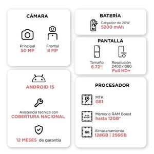 MOTO G15 4+128 GRIS