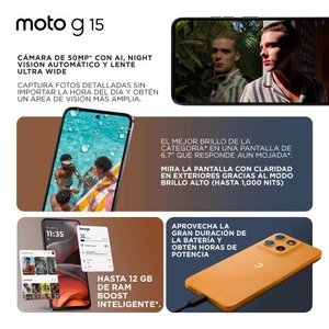 MOTO G15 4+256 NARANJA