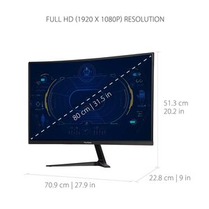 BAD BOX VX3218 32 CURVED FHD 144HZ 1MS 3Y