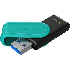 Flash USB DataTraveler Exodia 128GB PORTABLE USB 3.2 GEN 1 (Negro/Turquesa)