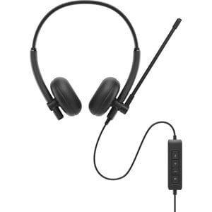 DELL WH125 Headset Wired Head-band Calls/Music USB Type-C Black