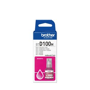 Botella de tinta de color magenta de ultra alto rendimiento BTD100M. 5000 páginas