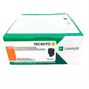 Cartucho de tóner Lexmark Unison Alto Rendimiento Láser - Amarillo - 12000 Páginas