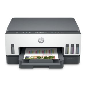 Impresora de inyección de tinta multifunción HP 720 Inalámbrico Smart Tank - Color - Copiadora/Impresora/Escáner - 23 ppm Mono/22 ppm de impresión en color - 4800 x 1200 dpi Impresión - Dúplex impresión Automático - Hasta 5000 páginas al mes - 250 hojas Entrada - Color De Superficie Plana Escáner - 1200 - LAN inalámbrica - Wi-Fi Direct, HP Smart App, Apple AirPrint, Servicio de impresión Mopria, HP Print Service Plugin, Impresión de Android - USB