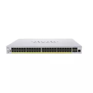 Cisco 350 CBS350-48T-4G 52 Puertos Gestionable Conmutador Ethernet - 2 Capa compatible - Modular - 4 Ranuras SFP - 48.64W 