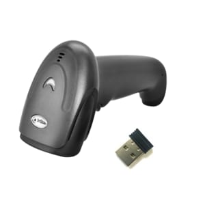 Escáner de mano de código de barras inalámbrico - laser - 1D - 300 escaneos/seg - Memoria de 2MB - Modo de transmisión: Ha