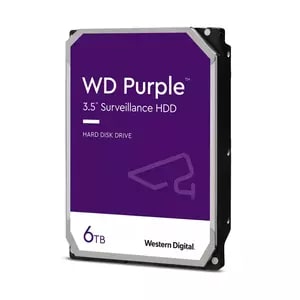 Disco Duro WD Purple WD64PURZ - 3.5" Interno - 6TB - SATA - Violeta