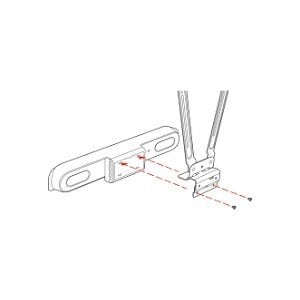 Poly Soporte de montaje para sistema de videoconferencia - Compatible con Montura VESA - 1