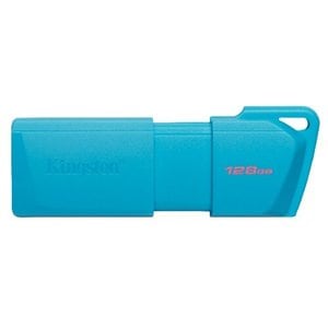 Unidad flash Kingston DataTraveler Exodia M - 128GB - USB 3.2 (Gen 1) - Azul neón - 5Año(s) Garantía