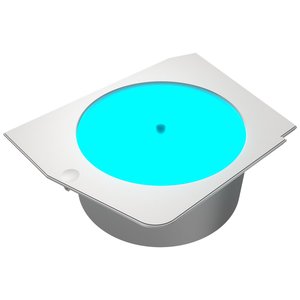 FV270-LUMINOUS ROTATING PLATFORM-WHITE