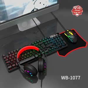 Combo Gamer 4P Teclado Mult -Mouse-Heads