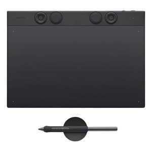 Wacom Intuos Pro Tableta gráfica - 5080 lpi - Con cable/Inalámbrico - Negro - Bluetooth - 8192 Nivel de presión - Lápiz - 