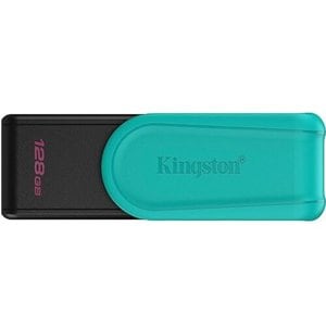 Flash USB DataTraveler Exodia 128GB PORTABLE USB 3.2 GEN 1 (Negro/Turquesa)