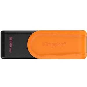 Unidad Flash USB DataTraveler Exodia S 256GB PORTABLE USB 3.2 GEN 1 (NEGRO/NARANJA)