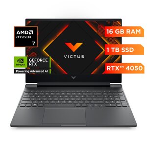 15-fb3013la - AMD R7 8845HS - RAM 16GB DDR5 - 1TB SSD - Nvidia RTX4050 6 GB - FreeDOS - IPS - 15.6in FHD - Silver - Garant
