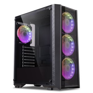 PSU 650W ATX 80+ BRONZE GENERIC + Gamer case GP7681B GAME PRO with 4 FAN A