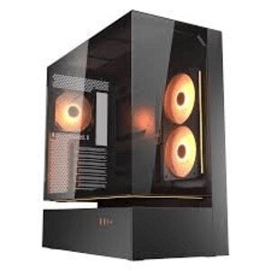 Case FV235 Black / Mid tower / CFV Airflow / Tempered Glass Front / Tool-less side panel / ARGB hub included