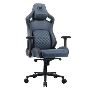 Gaming Chair Leather-like Fabric / Pushback Lumbar Suport System / 4D armrest Velvet Fabric Cover / Magnetic Neck Pillow