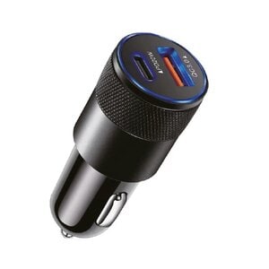 FAST CHARGER AUTO USB+USB-C KCR-4741
