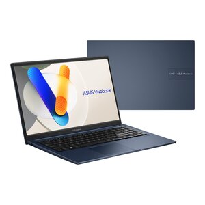 X1504VA-BQ5699 - Intel C5 120U - RAM 8GB DDR5 - 512GB SSD - Video Integrado - FreeDOS  -  15.6in FHD - Azul - Garantia 1Year Carry In