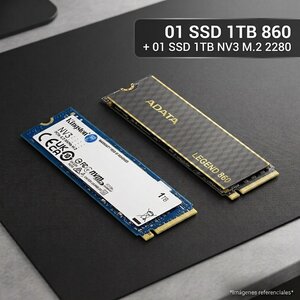 01 SSD 1TB 860 + 01 SSD 1TB NV3 M.2 2280