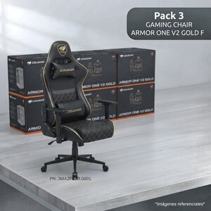 Pack 3 GAMING CHAIR ARMOR ONE V2 GOLD F