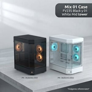 Mix 1 Case FV235Black y 1 White Midtower