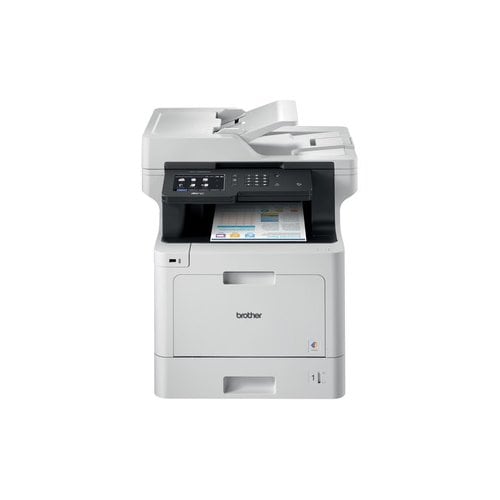 Impresora Láser Multifunción Brother MFC-L8900CDW Inalámbrico - Color - Copiadora/Fax/Impresora/Escáner - 33 ppm Mono/33 p