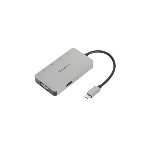 Targus DOCK419USZ USB 3.2 (1 Gen) Tipo C Base de conexión para Portátil - 100W - Gris - 2 Displays Supported - 4K, Full HD