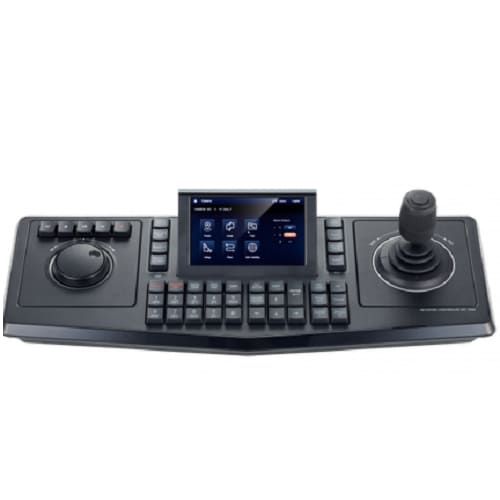 Panel de control Hanwha SPC-7000 255 Cameras - Zoom, Cazuela, Inclinable, Focus Control - 3D Joystick - 12.7cm (5") LCD Pa