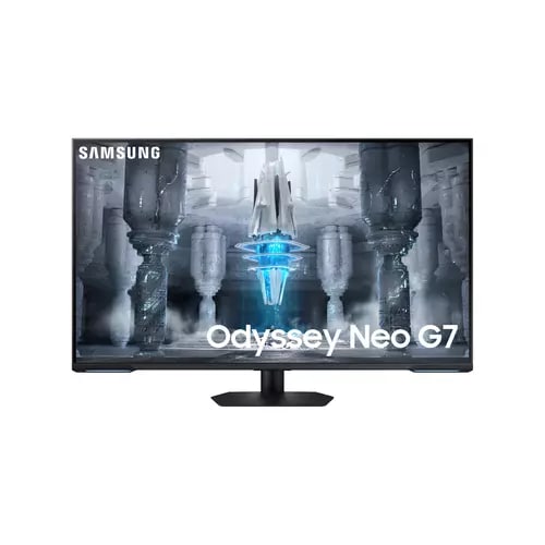 Monitor LED Mini Smart Gaming Samsung Odyssey Neo G7 S43CG702NN 43" Class 4K UHD - 16:9 - Negro, Blanco - 109.2cm (43") Vi