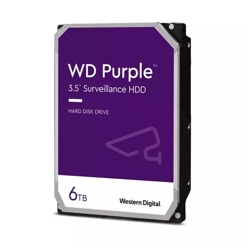 Disco Duro WD Purple WD64PURZ - 3.5" Interno - 6TB - SATA - Violeta