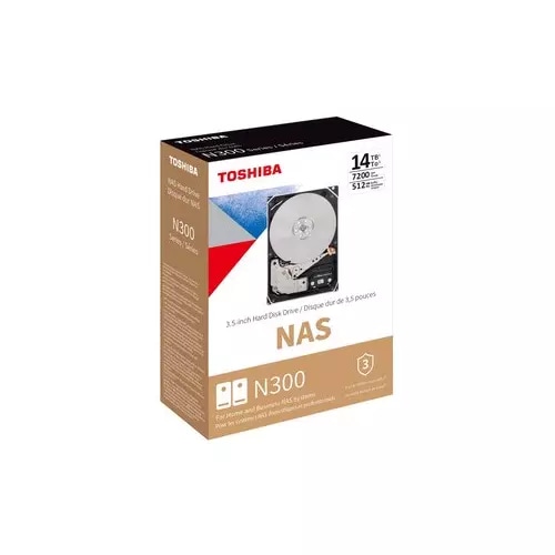 Disco Duro Toshiba N300 - Interno - 14TB - SATA (SATA/600)
