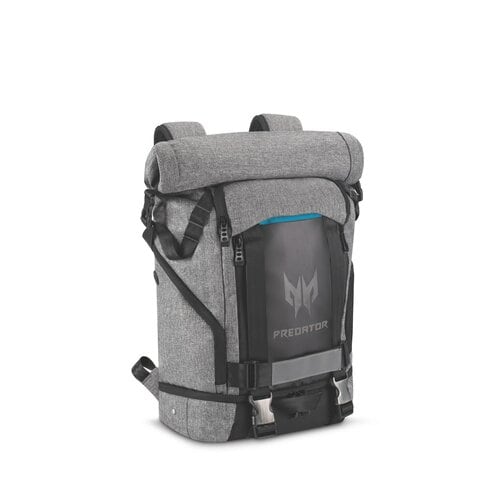 Estuche de transporte Acer (Mochila) para 39.6cm (15.6") Portátil - Gris, Negro - Exterior resistente a la intemperie. - P