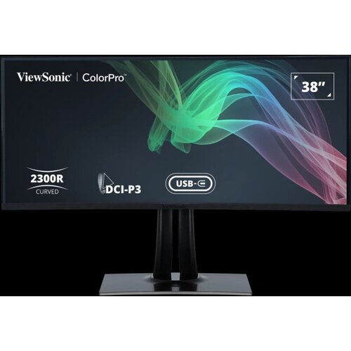 Monitor LED ViewSonic ColorPro VP3881a 38" Class UW-QHD+ Pantalla curva - 21:9 - 95.3cm (37.5") Viewable - Tecnología conm