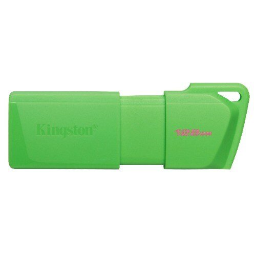 Unidad flash Kingston DataTraveler Exodia M - 128GB - USB 3.2 (Gen 1) Tipo A - Verde neón - 5Año(s) Garantía