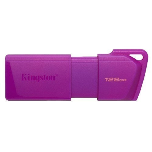 Unidad flash Kingston DataTraveler Exodia M - 128GB - USB 3.2 (Gen 1) - Púrpura neón - 5Año(s) Garantía