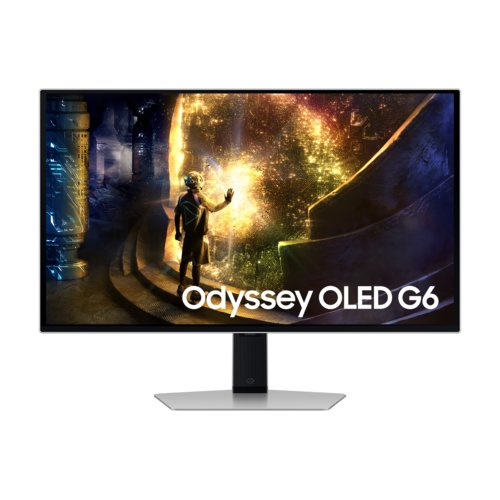 Monitor de juego OLED Samsung Odyssey G6 S27DG612SL 27" Class WQHD - 16:9 - Plata - 68.6cm (27") Viewable - OLED - 2560 x 