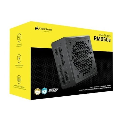 Corsair RPS0216 ATX 3.1 Modular Fuente de alimentación - 850W - Negro - Interno - 120 V, 230 V Entrada - 5 V, 12 V, 5 V SB