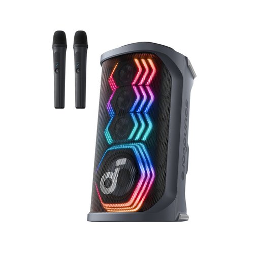 soundcore Rave 3S Bluetooth Sistema de Altavoces - 200W RMS - Negro - Batería Recargable - USB