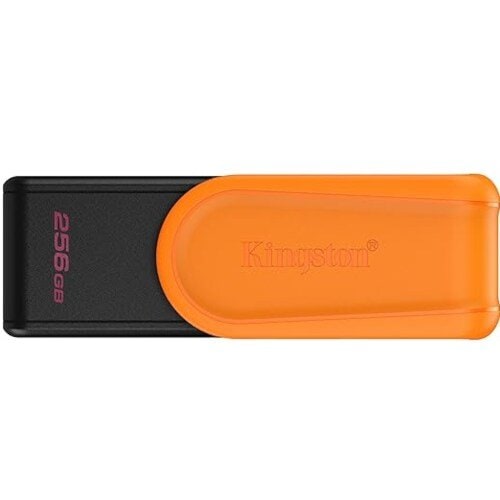 Unidad Flash USB DataTraveler Exodia S 256GB PORTABLE USB 3.2 GEN 1 (NEGRO/NARANJA)
