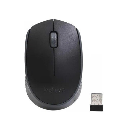Logitech M170 Mouse - Radiofrecuencia - USB - Óptico - 2 Botón(es) - Negro - Inalámbrico - Rueda de desplazamiento - Simét
