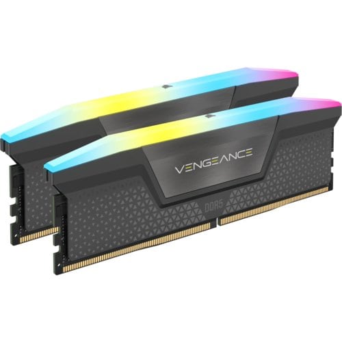 Módulo RAM Corsair Vengeance RGB para Placa Base, Computadora de juegos - 64GB - RGB - DDR5-5600/PC5-44800 DDR5 SDRAM - 56