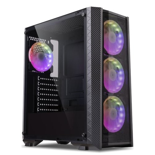 PSU 650W ATX 80+ BRONZE GENERIC + Gamer case GP7681B GAME PRO with 4 FAN A