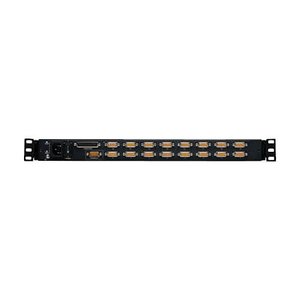 Tripp Lite series NetDirector B020-U16-19-K Consola de rack LCD Conmutador KVM - Conforme con normas TAA - 16 Computador(e
