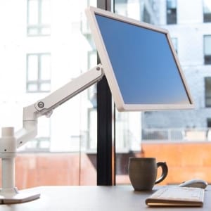 Ergotron Braço de montagem para Monitor - Branco - 1 Ecrã(s) suportado(s) - 81.3 cm (32") Suporte de ecrã - 11.34 kg Capac