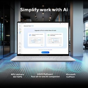 Asus Expertbook Ultra B9 B9406CAA - 14IN - AI U7/32/1 90NX09J1-M01RD0 - W11P - 3Y NBD