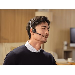 Shokz OpenMeet2 UC Headset with AI-Powered Noise Cancelling Microphones and USB-C Bluetooth Adapter