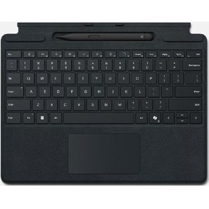 Microsoft Surface Pro Signature Keyboard w/ Slim Pen 2. Keyboard language: Nordic, Pointing device: Touchpad. Brand compat